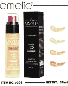 Emelie Matte Foundation – Long-Lasting, Oil-Free Coverage