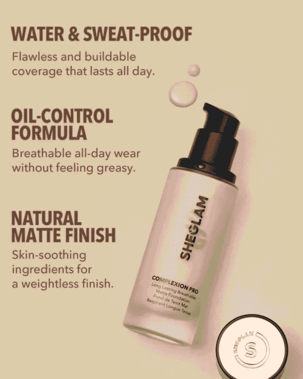 SHEGLAM Skinfinite Hydrating Foundation – Porcelain (30ml)