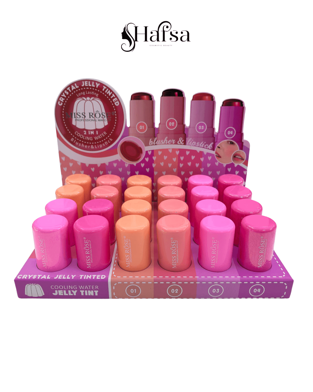 Miss Rose Cooling Water Jelly Tint – Long-Lasting, Hydrating Lip & Cheek Stain