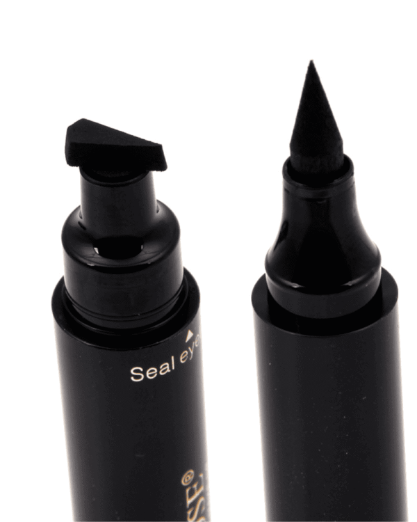 Miss Rose Magic Eyeliner – Dual-Ended Pen & Stamp for Perfect Wings