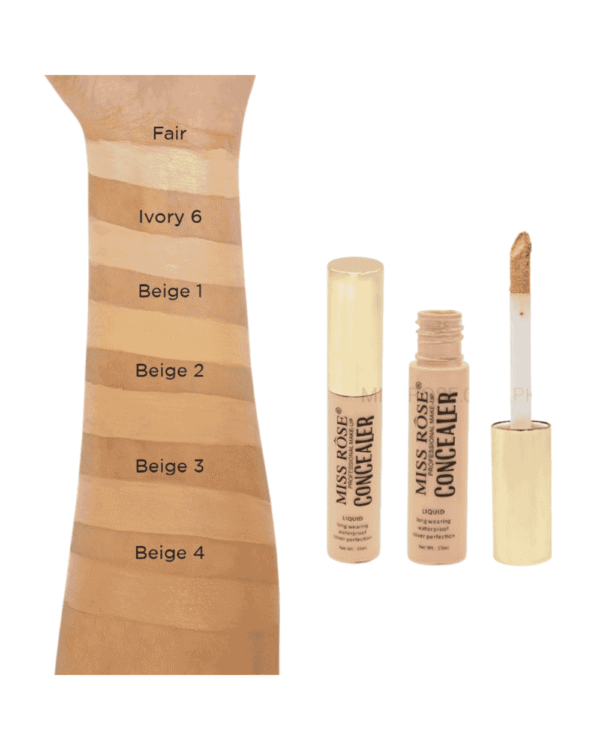 Miss Rose Perfect Cover 24H Hydrating Concealer – Full Coverage, Long-Lasting, Hydrating Formula