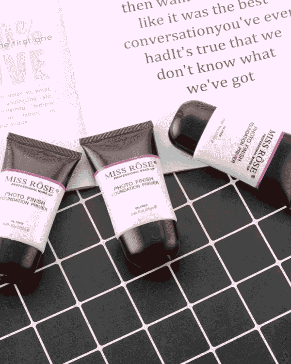 Miss Rose Photo Finish Face Primer – Smooth, Pore-Minimizing, Long-Lasting Base