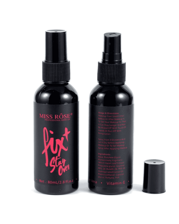 Miss Rose Stay Over Makeup Fixer – Long-Lasting, Hydrating Setting Spray