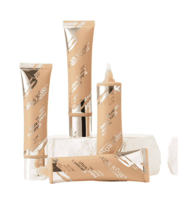 Miss Rose Ultra Strong Coverage Liquid Foundation – Full Coverage, Oil-Free, Long-Lasting