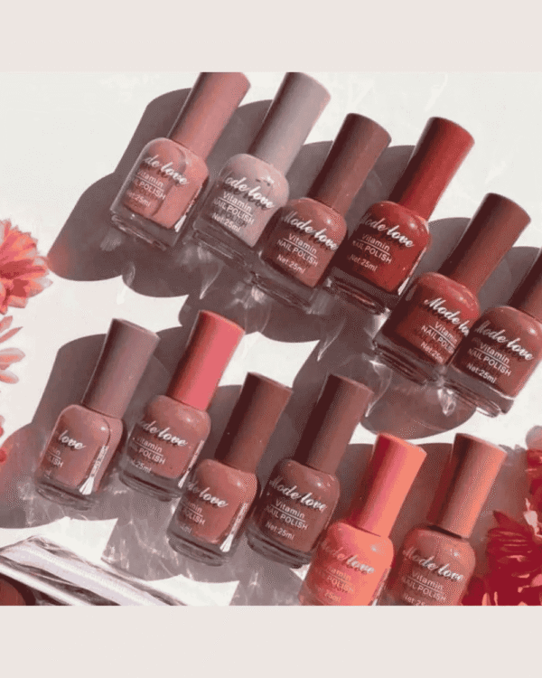 Mode Love 12 Attractive Colors Nail Paints – Vibrant, Long-Lasting Shades