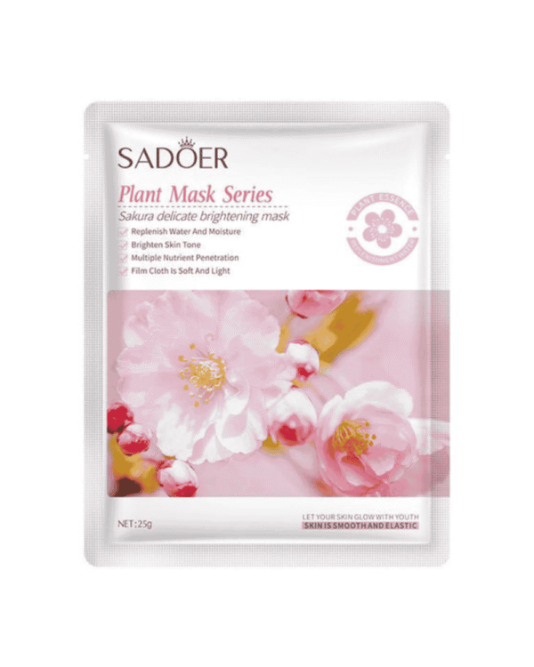SADOER Moisturizing Soothing Brightening Face Sheet Mask – Hydrating & Radiance Boosting