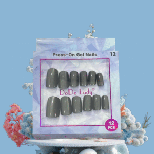 Glossy Glam Artificial Nails – 12 Pcs Set